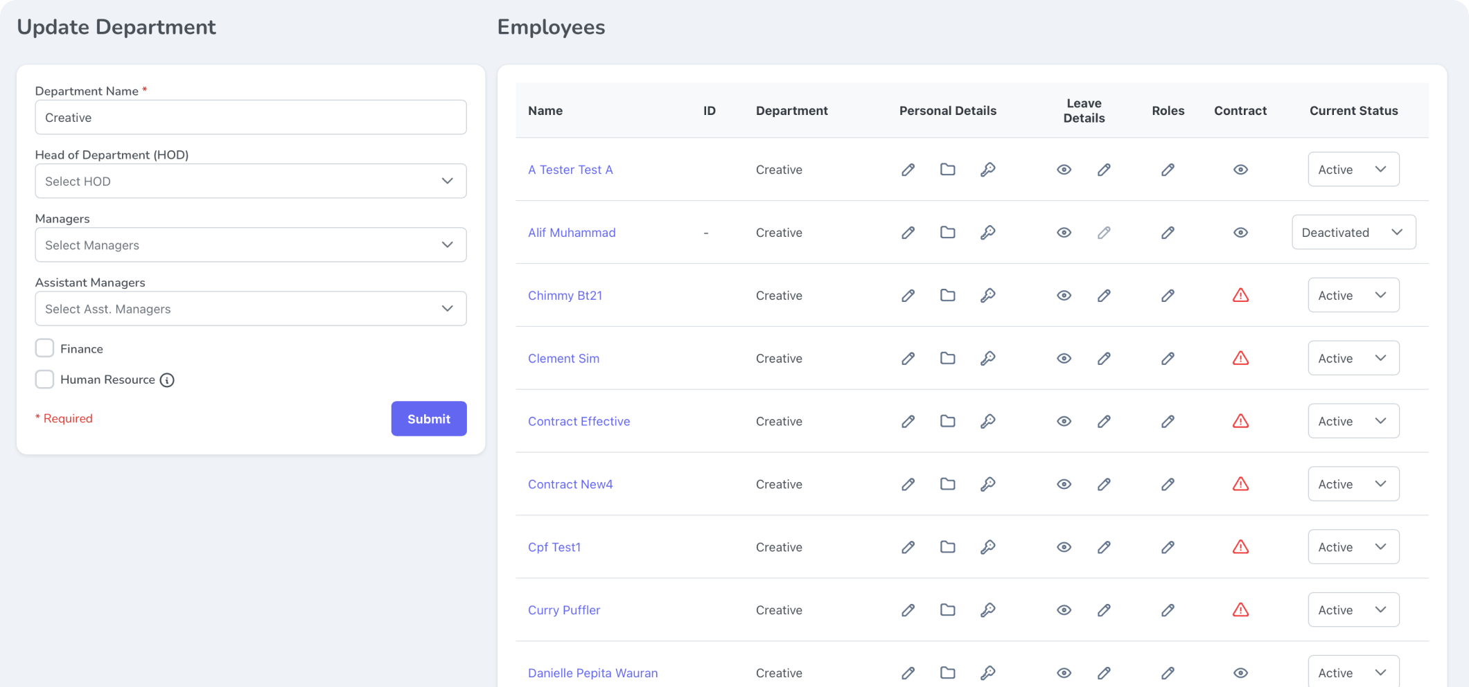 Neuhr Employee screenshot