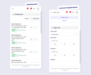 NeuHR mobile optimised interface